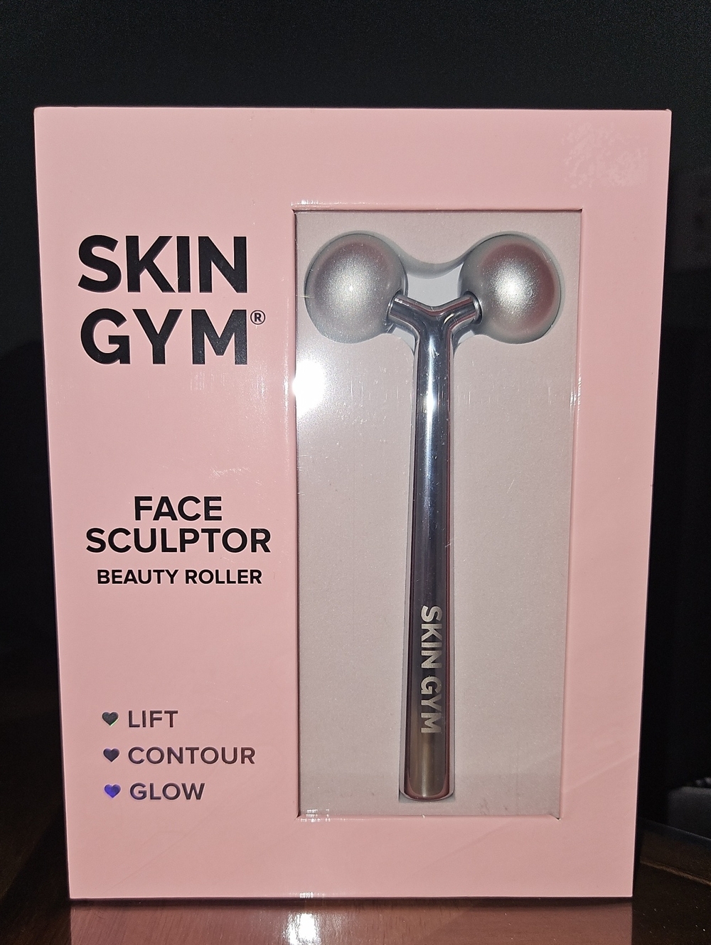 Skin Gym Face Sculptor Beauty Roller - Silver
